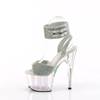 Pleaser - ADORE791HTRS Sandale à bride à la cheville, Pole dance chaussures - Transparent Product image